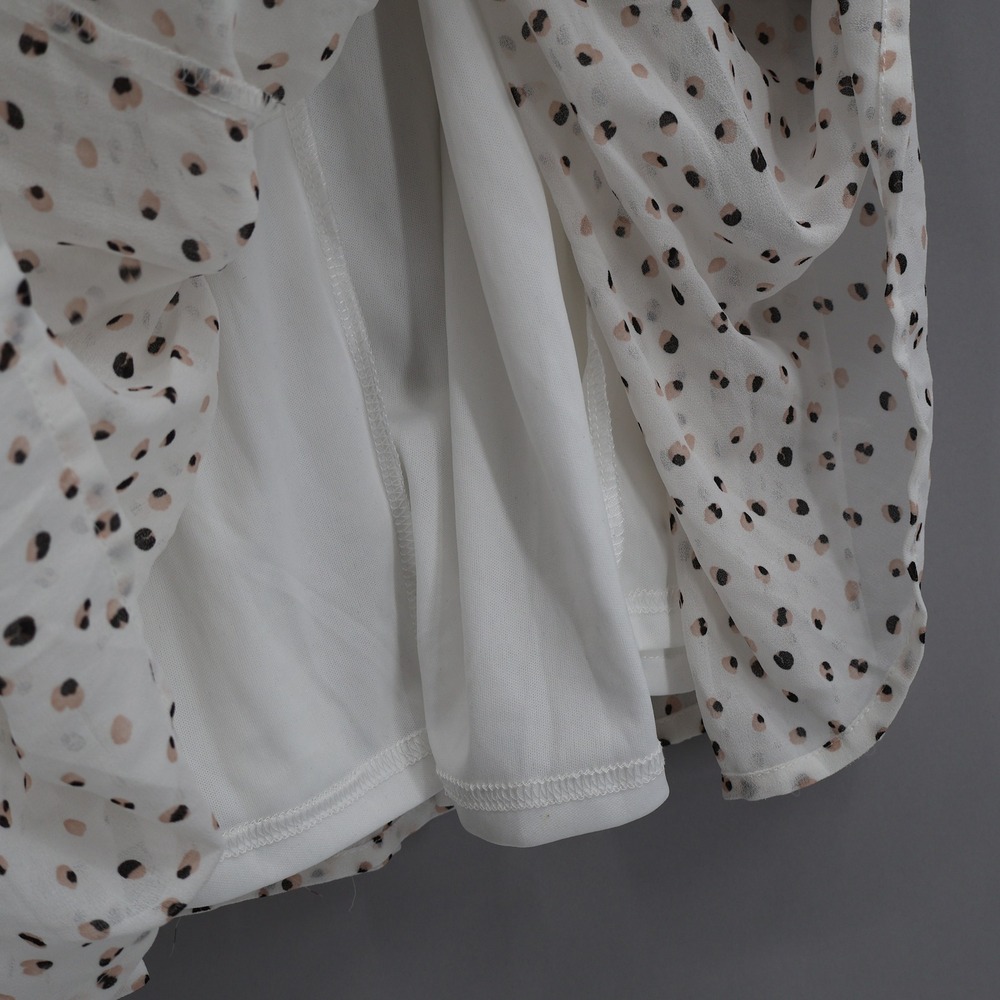 Rustydustty Embroidered Midi Dress Womens S White Boho Bohemian‎ Peasant Tiered - Picture 9 of 15